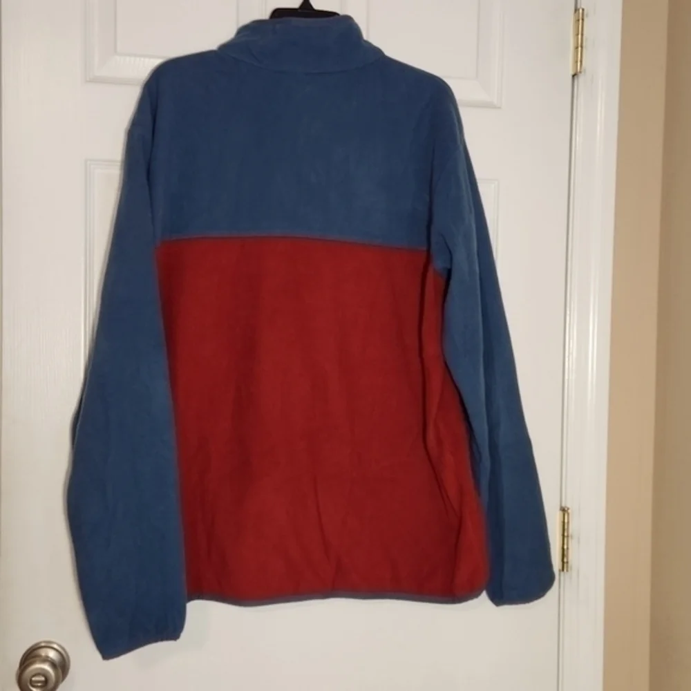 Columbia Steens Mountain half‎ snap fleece in Navy Blue and Red XL